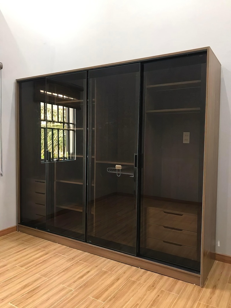 tủ quần áo cánh lùa và cánh mở