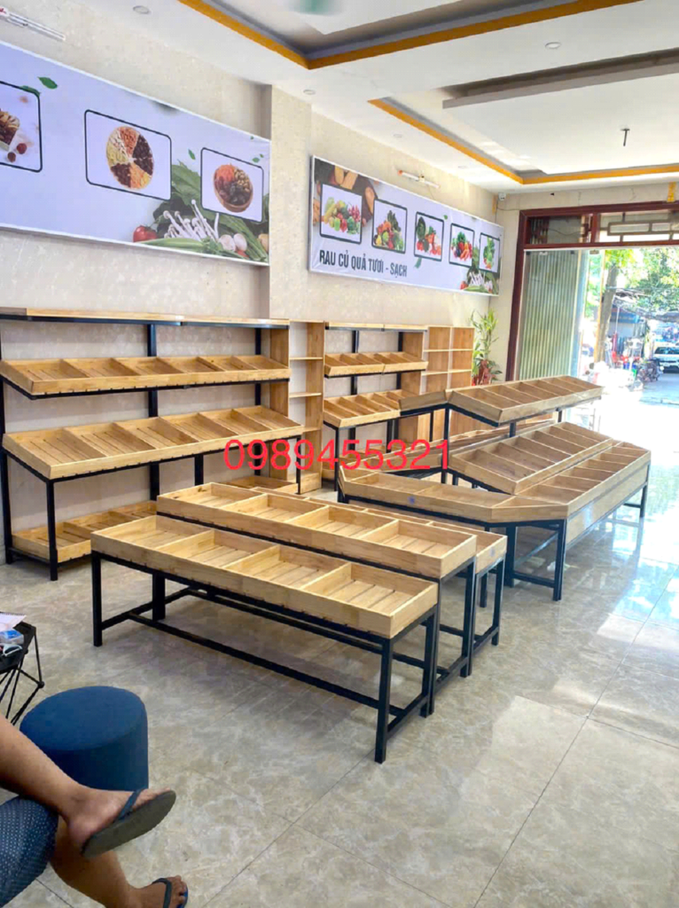 BÁO GIÁ KỆ BÀY RAU CỦ QUẢ – TRÁI CÂY CHO CỬA HÀNG THỰC PHẨM SẠCH TẠI HÀ NỘI