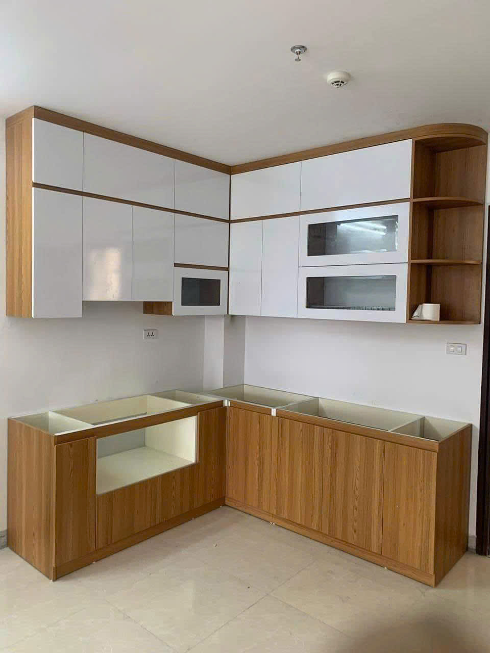 Tủ bếp chung cư mini